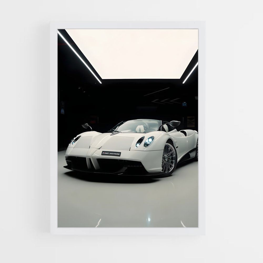 Poster Vitesse Épurée – affiche Pagani (vue 3)